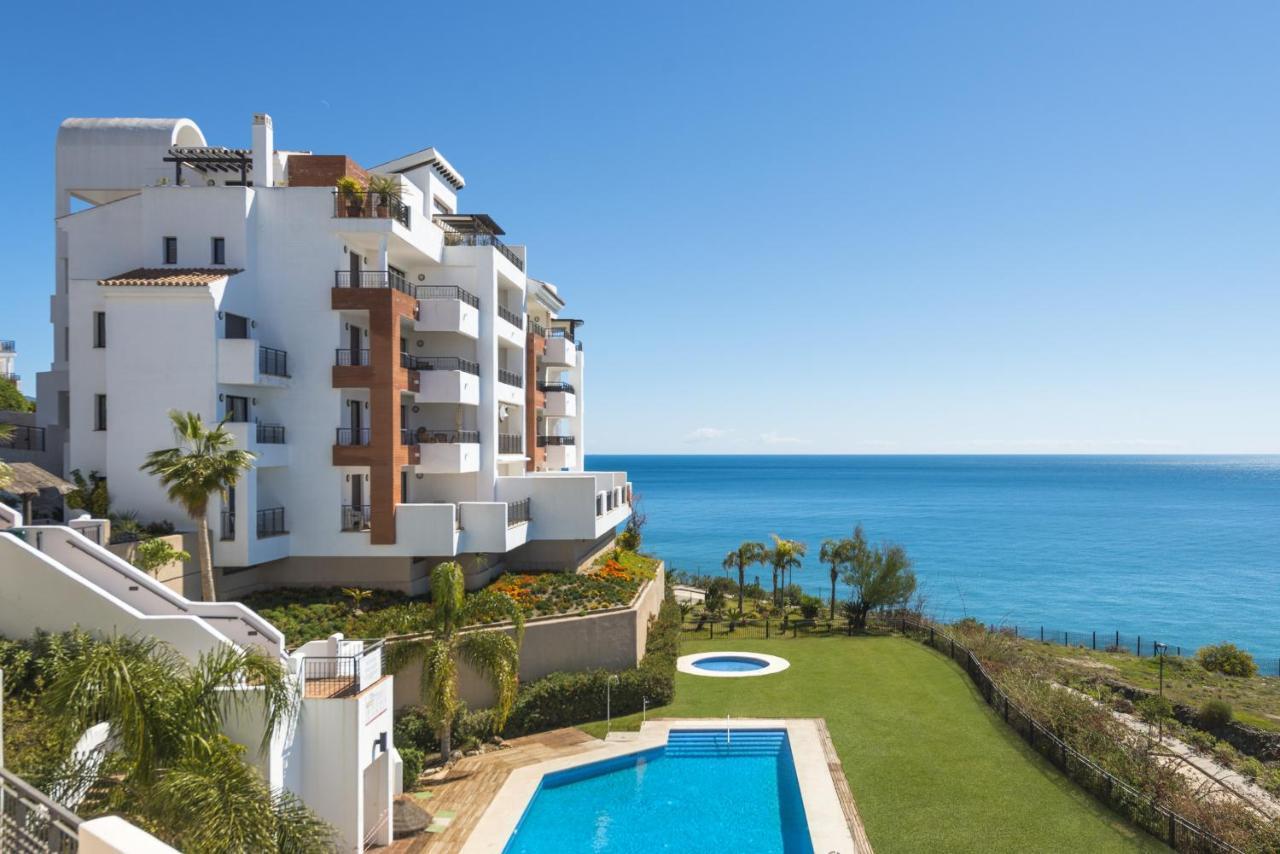 Apartamento Vista Mar Frontal Con Parking Torrox Exterior photo